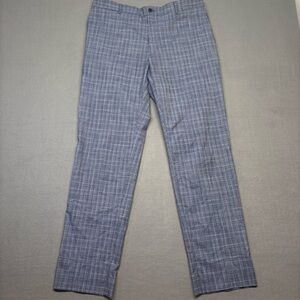 Men’s Michael Strahan Modern Fit Drawstring Dress Pants Size 36x32 Blue